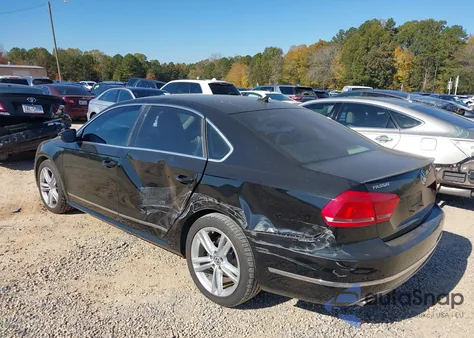 2012 Volkswagen Passat 3.6L V6 Sel Premium из США, поврежденный, VIN 1VWCM7A30CC010269